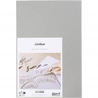 CC Linoleum-Platte 20x30 cm hellgrau 2 Blatt - #593729