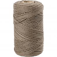 CC Makramee-Kordel 2 mm 198 m Hellbraun - #591645
