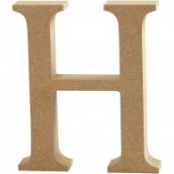 CC MDF Großbuchstabe H 8 cm - #590502