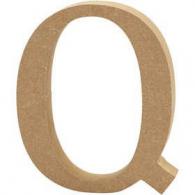 CC MDF Großbuchstabe Q 13 cm - #590157