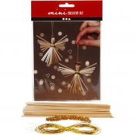 CC Mini Creative Kit Weihnachtsengel Strohhalm 8 cm 2 Stück - #590914