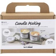 CC Mini Hobbyset Candle Casting Sojakerze mit Kristallen - #593643