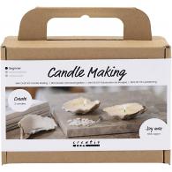 CC Mini Hobbyset Candle Casting Sojakerzen in Austernschalen - #593642