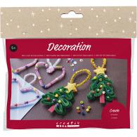 CC Mini Hobbyset Dekoration Herzen und Weihnachtsbäume - #593612