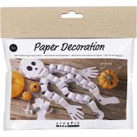 CC Mini Hobbyset Dekorationen aus Papier Halloween Skelett - #593598