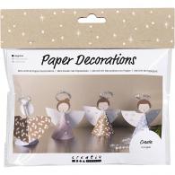CC Mini Hobbyset Dekorationen aus Papierengeln - #593616