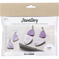 CC Mini Hobbyset Jewelry Clay Marmoriert 4 Ohrringe - #593512