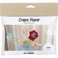 CC Mini-Hobbyset Krepppapier Blumen Pastellfarben - #594436