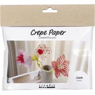 CC Mini Hobbyset Krepppapier Blumen Pastellfarben - #594420