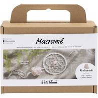 CC Mini Hobbyset Makramee-Traumfänger mit Rosenquarz - #593634