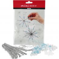 CC Mini-Kreativset Metallic-Schneeflocken - #590925