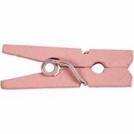 CC Mini Wäscheklammern 3x25 mm Rosa 36 Stück - #589863