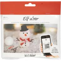 CC Miniatur-Set Zwergtür-Schneemann - #591815