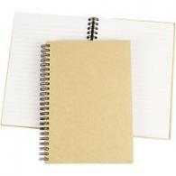 CC-Notizbuch mit Spiralbindung, A5, Kraftpapier - #590619
