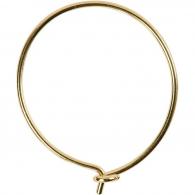 CC Ohrringe rund 20 mm Gold 8 Stück - #590927