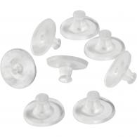CC Ohrringverschlüsse 10 mm Transparent 20 Stück - #591129