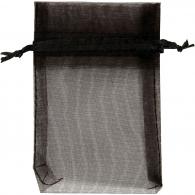 CC Organza Taschen 7x10 cm Schwarz 10 Stück - #588734