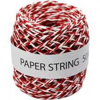 CC-Papierschnur, 50 m, Rot mit Weiß - #591526