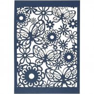 CC Pattern Karton 10,5x15 cm Dunkelblau 10 Stück - #590343