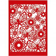 CC Pattern Karton 10,5x15 cm Rot 10 Stück - #591298