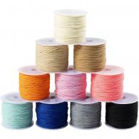 CC Polyesterkordel, bunt, 10 Stück, 50 m - #603010