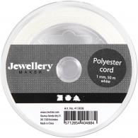 CC Polyesterschnur 1 mm Weiß 50 m - #593007
