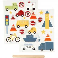 CC Rub-on Transport 12x15 cm 2 Blatt - #592141