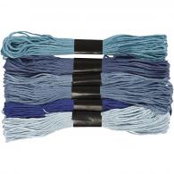 CC Stickgarn 1 mm Blau 6 Stück - #592627