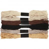 CC Stickgarn 1 mm Braun 6 Stück - #592724