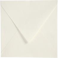CC-Umschläge 16 x 16 cm, gebrochenes Weiß, 50 Stück - #591495