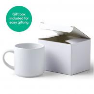 Ceramic Mug Blank White Stackable 300ml (4pcs) (2009392) - #585916