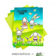 Chloe's Garden 4x4 Inch Clear Stamps (A-153) (OUTLET) - #585823