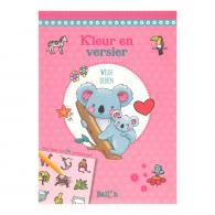 Farb- und Dekorationsblock A5 Wilde Tiere 32 Blatt - #595320