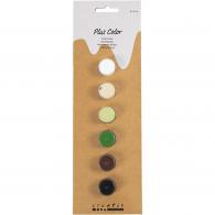 Finishing CC Plus Acrylfarbe Natur 6 x 5 ml - Polymer Clay / Modelliermasse - #594565