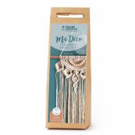 Graine Creative Makramee-Set Wandbehang Muscheln Ecru 22x55 cm - #599210