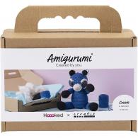 Hobbyset Amigurumi Waschbär Schwarz Blau - #594580