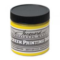 Jacquard-Siebdruckfarbe 118 ml, deckendes Gelb - #589115