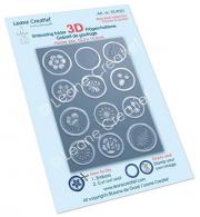 LeCreaDesign, 3D embossing folder Wax zegels, Bloemen &amp; Blaadjes - #543788