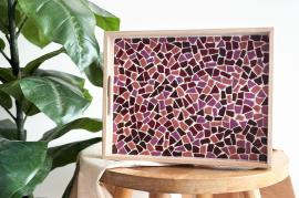 Little Creations DIY-Paket Mosaik-Tablett – Altrosa - #599299