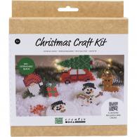 Nabbi BioBeads Kreatives Perlen-Set zum Aufbügeln, Weihnachten, Weihnachtsauto - #595545
