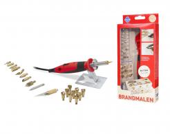 Pebaro Holzbrenner-Set Deluxe 20 Aufsätze mit Schalter - #588595