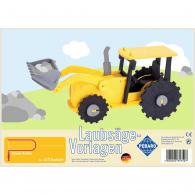 Pebaro Puzzle-Vorlage Bulldozer - #594646