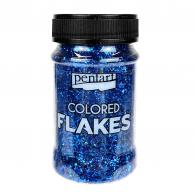 Pentart Farbflocken Blau 100ml - #594271