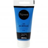 Pigment Art Acrylfarbe Cyanblau 75 ml - #597468
