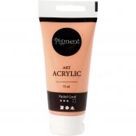 Pigment Art Acrylfarbe Lachsrosa 75 ml - #597330