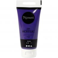 Pigment Art Acrylfarbe Violett 75 ml - #597662
