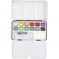 Pigment Art Aqua Aquarellfarben Metallic Set 12  Npfchen - #597792