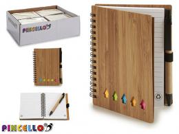 Pincello Bambus-Notizbuch 14,5 x 11 cm - #596374