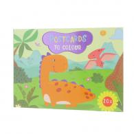 Postkarten Dinosaurier 16x12 cm 20 Stück - #598629