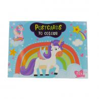 Postkarten Einhorn 16x12 cm 20 Stück - #598789
